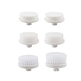 Pixnor 6 Pieces Replacement Brush Heads for P2016 7 in 1 Facial Brush