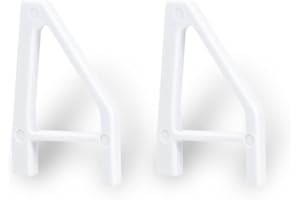 SAMTN Simple Feet for PS5 SLIM disc edition, Horizontal Stand Feet, Stand Cooling Station Feet (Transparent White)