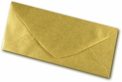 DL/Tall Quality Metalic Pearl Shimmer Envelopes - Gold x25