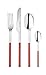 Produktbild Rosenthal - Sambonet - Besteck-Set - 24tlg. - Elba - Edelstahl - Rot