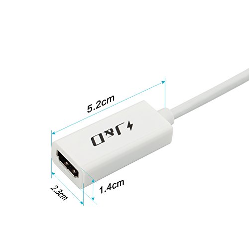 Mini DP auf HDMI, J&D Goldbeschichteter Mini Displayport (Thunderbolt) auf HDMI 1080P Full HD Kabel Adapter Konverter Male to Male - 2