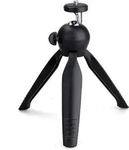 Pikyo EQ86D Universal Angle Adjusted 228 Tripod Mobile & Camera Stand with Clip Holder for Blogs, Video-Recording, Photos, Live-Streaming & More