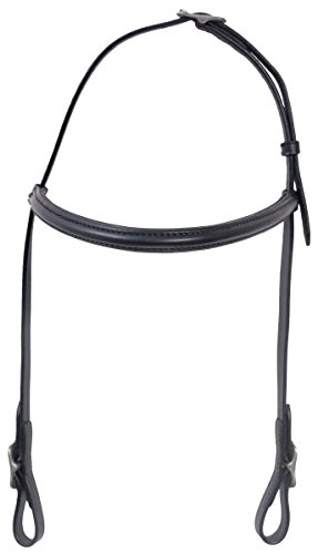 Karlslund-Iceland-Headstall-with-Brow-Band-Black-Chrome