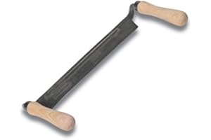 POKM Toolsmarket GmbH Zugmesser 255-280 mm Schäleisen Zieheisen Reifmesser Ziehhobel mit Holzgriff