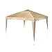 Produktbild Vanage Pavillon Stella beige aus Aluminium ohne Seitenwände, 300x300x260cm, Faltpavillon einsetzbar als Gartenpavillon, Party- und Festzelt, Camping- und Festival-Zelt, Gartenmöbel