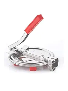 SHOPINGTRADE Stainless Steel Puri Maker Press Machine Chapati Machine Roti Maker 16 cm Diameter