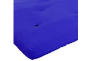 Humza Amani 3 Seater Reflex Foam Futon Mattress - Dark Blue