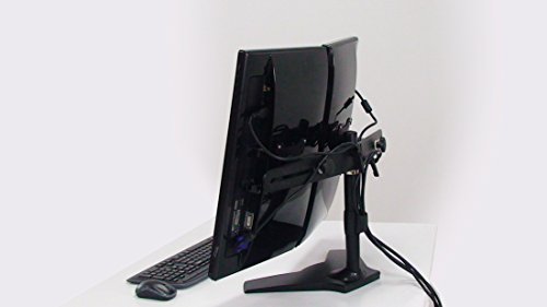 Tronje TS742 2-fach Mehrfach Monitorhalterung Tischhalterung für 15″-24″ TV Fernseher Monitore TFT LED mit Vesa 75 und 100 Standard bis 12 KG pro Halter Schwenkbar Drehbar Neigbar - 6