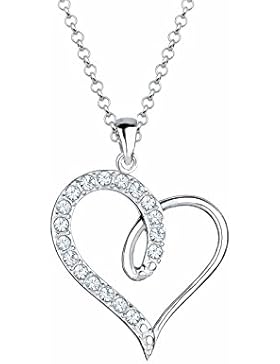 Elli Damen Halskette 925 Sterling Silber Swarovski Kristall