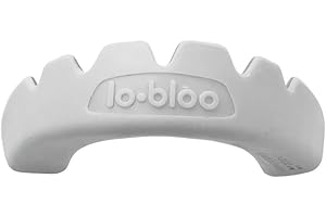 lobloo Slick Professional Dual Density Mouthguard for High Contact Sports as MMA, Hockey, Football, Rugby. Medium 10-13yrs, Ivory
