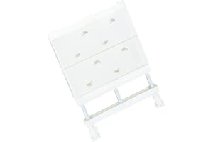 IZZDYNNO Extendable Closet Shelf, Adjustable Storage Rack Separator Organizer Rod for Wardrobe Storage Closet Organiser Wide 24cm,L 30 to 42cm