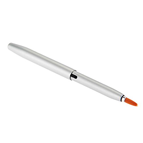 FACILLA® Portable Retractable Comestic Make Up Lip Brush Silver Handle [Misc.]