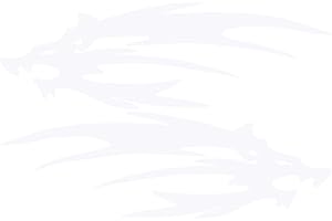 ‎MORECHIOCE Wolf Flamme Auto Motorrad Reflektierende Aufkleber,MoreChioce Personalisierte Wasserdicht Autoaufkleber Dekoration Kreativ Außen Vinyl Grafik Aufkleber Abziehbild Wand Tattoo Dekor,Silber