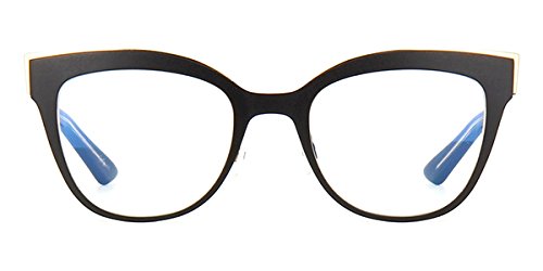 Preisvergleich Produktbild Dior Brillen Für Frau MONTAIGNE11 IEB, Black / Gold Metallgestell