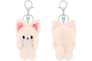 NEVSTOP 10 cm Stray Kids Llavero de peluche MAGNET serie "ATE" SKZoo Llavero lindo llavero colgante para los fans