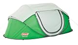 Coleman Fastpitch Galiano 4 Pop Up - Tienda instantánea, 2.6m², 2 m Alto, Color Verde y Gris