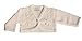 Dandelion Unisex Baby Knitted Bolero Cardigan for Newborn White