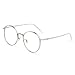 Produktbild Pure Titan Runde Rahmen Retro Brille Rahmen Ultra Licht Brille Rahmen,Silber