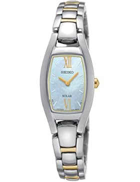 Seiko Damen-Armbanduhr Solar Analog Quarz Edelstahl SUP312P1