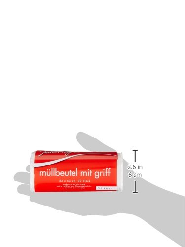 Jeden Tag Müllbeutel mit Griff 25 l, 3er Pack (3 x 30 Stück) - 2