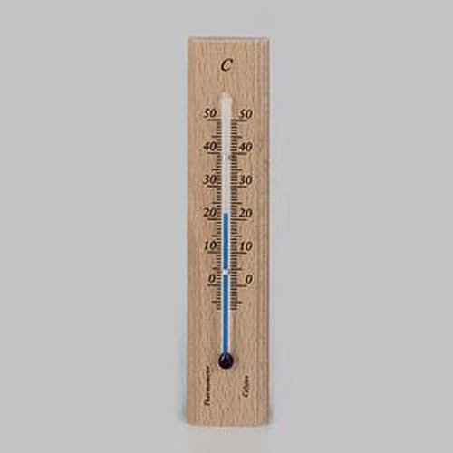 Holz-Thermometer natur Höhe: 14c