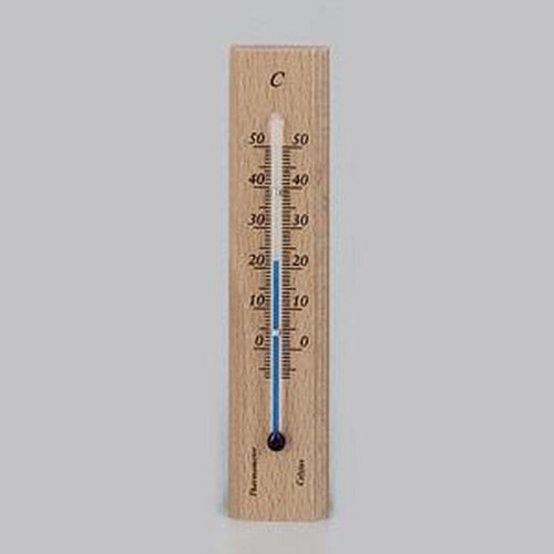 Holz-Thermometer natur Hhe: 14c