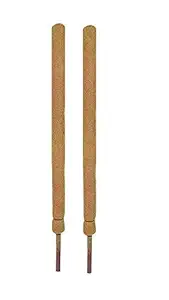 COIR GARDEN -Coir garden Coco Pole 4.5 FT(137 cm) - 2 Pieces - Moss & Coir Stick for Money Plant Support, Indoor Plants, House Plants & Plant Creepers.