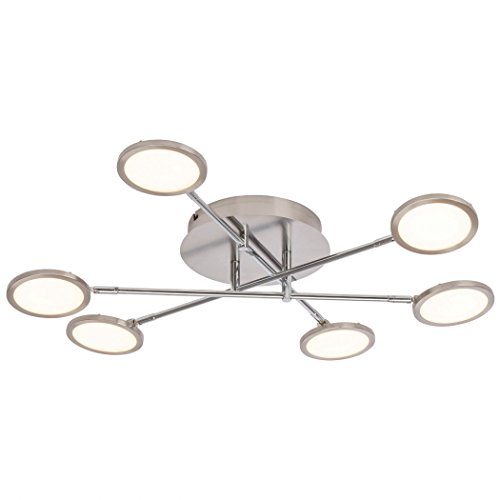 Preisvergleich Produktbild Pluto Indoor Semi Flush Deckenleuchte - Endon G3059613
