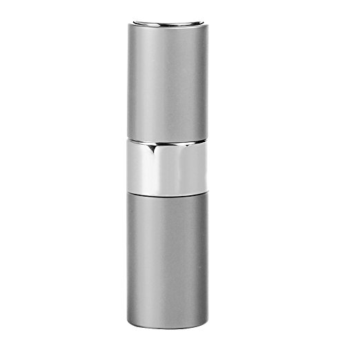 Preisvergleich Produktbild Minkoll Nachfüllbare Parfüm Sprühflaschen, 15ml Tragbare Mini leere Reise Zerstäuber Duft Metall Shell (Silber)