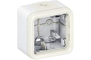 Legrand - 069689 caja saliente 1 mec. blanco plexo ii comp. Ref. 6565130159