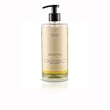 champu hidratante pelo encrespado Jojoba: única fuente botánica de la naturaleza de ésteres líquidos. Potencia e incrementa el acondicionamiento, protege de fuentes de calor, retiene el color, suaviza y da volumen.