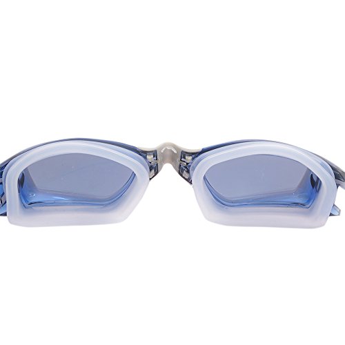 Profi Schwimmbrille von Bezzee Pro – gespiegelte Gläser – Antibeschlagbeschichtung – Wasserdicht – Anpassbar – Schwimmbrille für Erwachsene 180 ° Weitwinkel Sicht – Für Männer Frauen Kinder Jugendliche +10 – Beinhaltet ein GRATIS Schutzetui & Ohrstöpsel - 3
