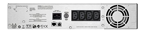APC Smart-UPS SMC – Unterbrechungsfreie Stromversorgung 1.500VA Rackmodell 2U – SMC1500I-2U – Line Interactive, AVR, 8 Ausgänge IEC-C13, Shutdown Software - 2