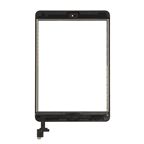 Dazone für iPad Mini 1 2 Touchscreen Digitizer Ersatz Glas Display Bildschirm mit IC Chip Home Button und Werkzeug (Schwarz) - 4