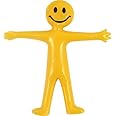 Stretchy Smile Men Party Bags Fillers Kids Toys Fun Gifts Yellow Elastic Man (Pack of 20)