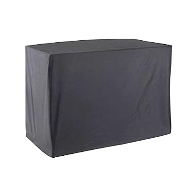 GREEN CLUB Housse De Protection pour chariot plancha Haute Qualité polyester L 120 x l 60 x h 90 cm couleur anthracite