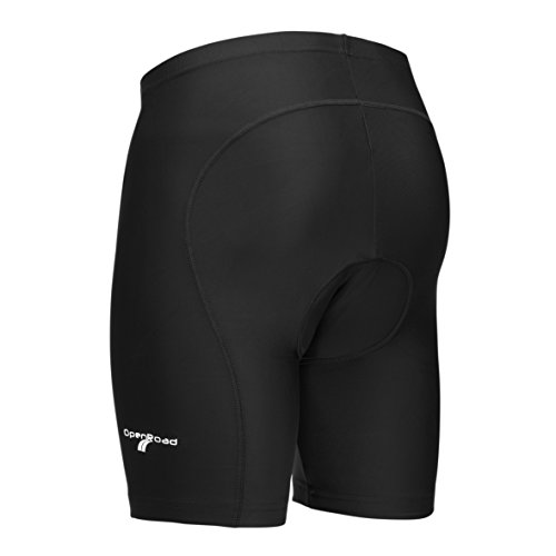 Herren Gepolsterte Radhose Neu Schwarz von Openroad Sports - 3