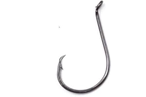 PHAD FISHING 100 Piezas Anzuelos de Pesca Ganchos Circular de Pesca para Agua Dulce o Agua Salada Tamaño 4#~6/0