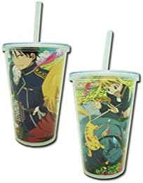 Fullmetal Alchemist Brotherhood - Spring Time Group with Lid and Straw