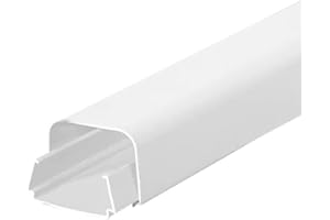 VECAM CANALINA in PVC Euro Plus Barra 2 MT 80 x 60 mm Accessori Climatizzatori