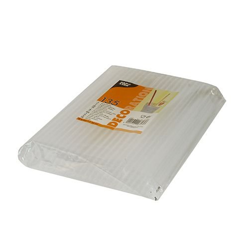 135 Trinkhalme für Cocktail Shake-Halme Ø 8 mm · 25 cm transparent - 3