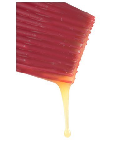 DiningZone Premium Silikon Backpinsel 2er Set – großer flacher und kleiner runder Grillpinsel, BBQ-Pinsel, Silikonpinsel (rot) - 3