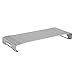 Produktbild Sharkoon Aluminium Monitor Stand PRO (4x USB 3.0 Hub integriert, Ergonomischer Bildschirmständer Bildschirmerhöhung Halterung für Monitor / Laptop / iMac / MacBook, 15 Kg Belastbarkeit, Abmessung: 55 x 22 x 6 cm) silber