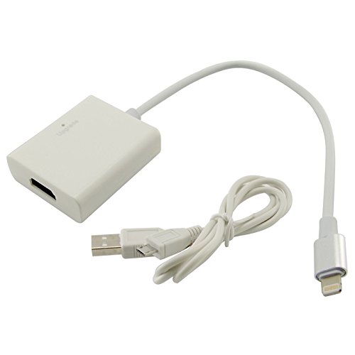 Goliton® 1080P Digital HDMI Kabel HD Dock Connector Kit 30 Stift HDMI AV HDTV Adapter für iPhone6 / 6S / Plus / 5s / iPad - Weiß