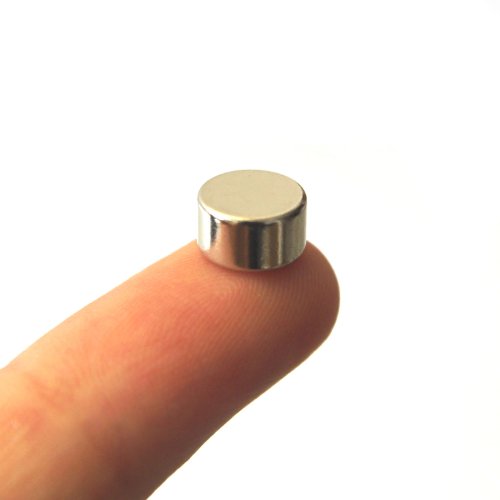 10x Neodym Scheiben Magnete 9 mm (D) x 5 mm (H) starke Zylindermagnete