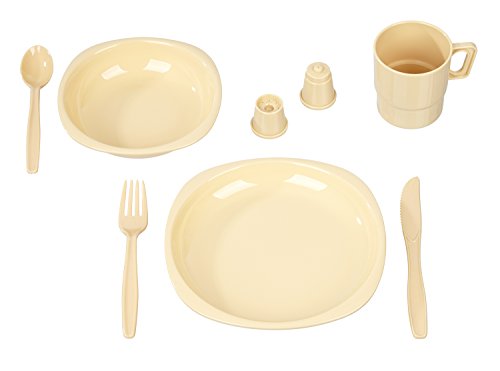 Campinggeschirr 26 -teiliges Set aus bruchfreiem Material - 3