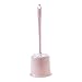 Produktbild Kumkey WC-Bürste und Halter Toilettenbürste Kunststoff Innen Ecke Toilette Reinigungsbürste Wandmontage WC-Garnitur Badezimmer Reinigungs Werkzeuge (Pink)