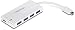 Produktbild Trendnet TUC-H4E2 4-Port USB-C Mini Hub mit Lade port und PD support weiß
