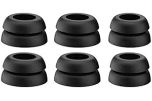 WIKI VALLEY 3 Paar Ultra Comfort Galaxy Buds Pro Ohrstöpsel Replacement,Doppelflansch Galaxy Buds Pro Kopfhörer Ohrstöpsel Satz,Silikon Kopfhörer Ear Buds Zubehör kompatibel mit Samsung Galaxy Buds Pro 2021