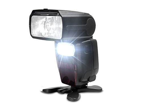 Pixel X900N Lithium Battery Flash Speedlite for Nikon DSLR Cameras with LED Light